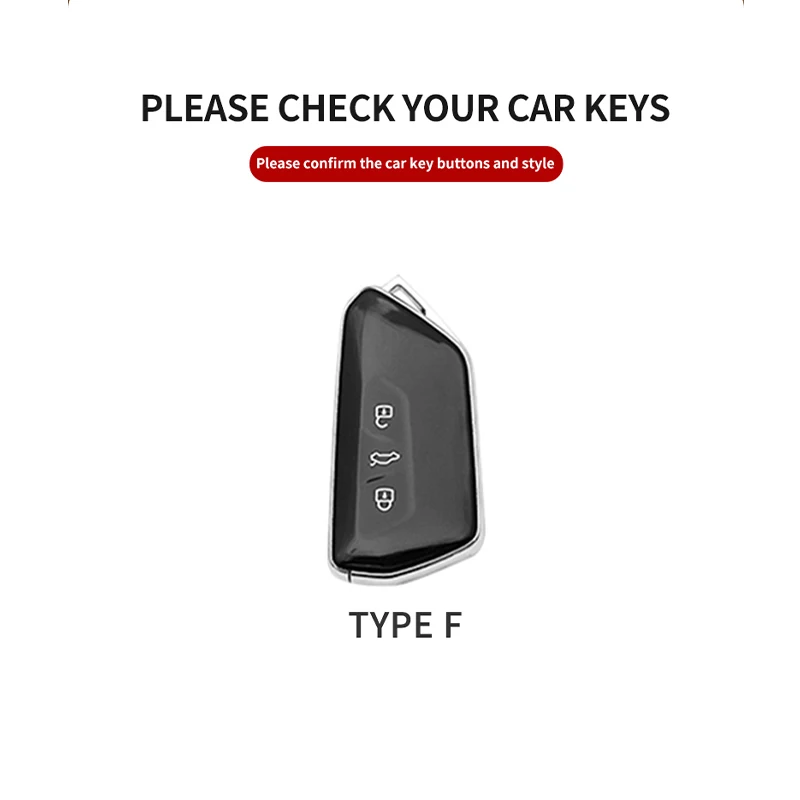 ل VW Volkswagen ID.3 ID.4 CROZZ PASSAT Sagitar Tiguan L Teramont Golf GTI lamando Tavendor TALAGON حافظة مفاتيح السيارة الجلدية
