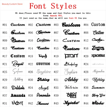 女士訂製姓名項鍊,個性化手寫字母吊墜,不銹鋼飾品,男士鏈條項圈,可定制 10 最佳銷售 客製化項鍊 - №2