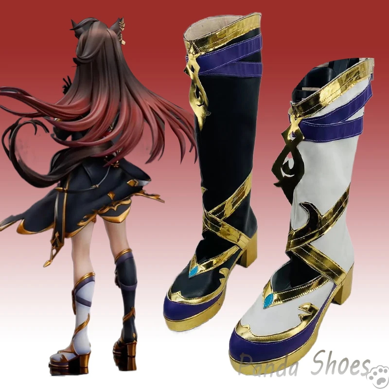 

Umamusume Pretty Derby Duramente Cosplay Shoes Anime Game Cos Shoes Cosplay Costume Prop Shoes for Halloween Party