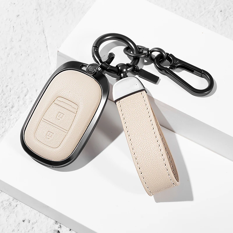 

Suitable For Honda CIVIC VEZEL CRV ODYSSEY HRV Zinc Alloy + Sheepskin Leather Car Remote Key Case Cover