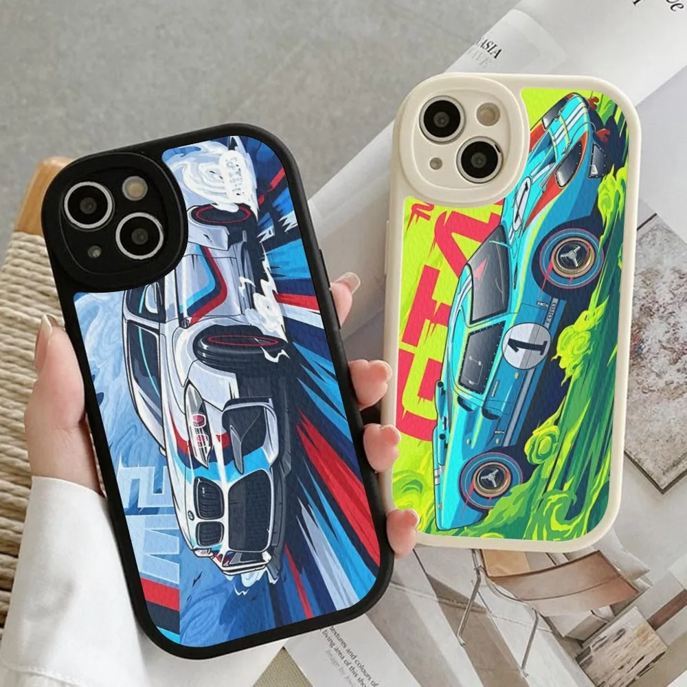 

JDM Tokyo Drift Sports Car Phone Case Hard Leather For IPhone 16 15 14 13 12 Mini 11 14 Pro Max Xs X Xr 7 8 Plus Fundas