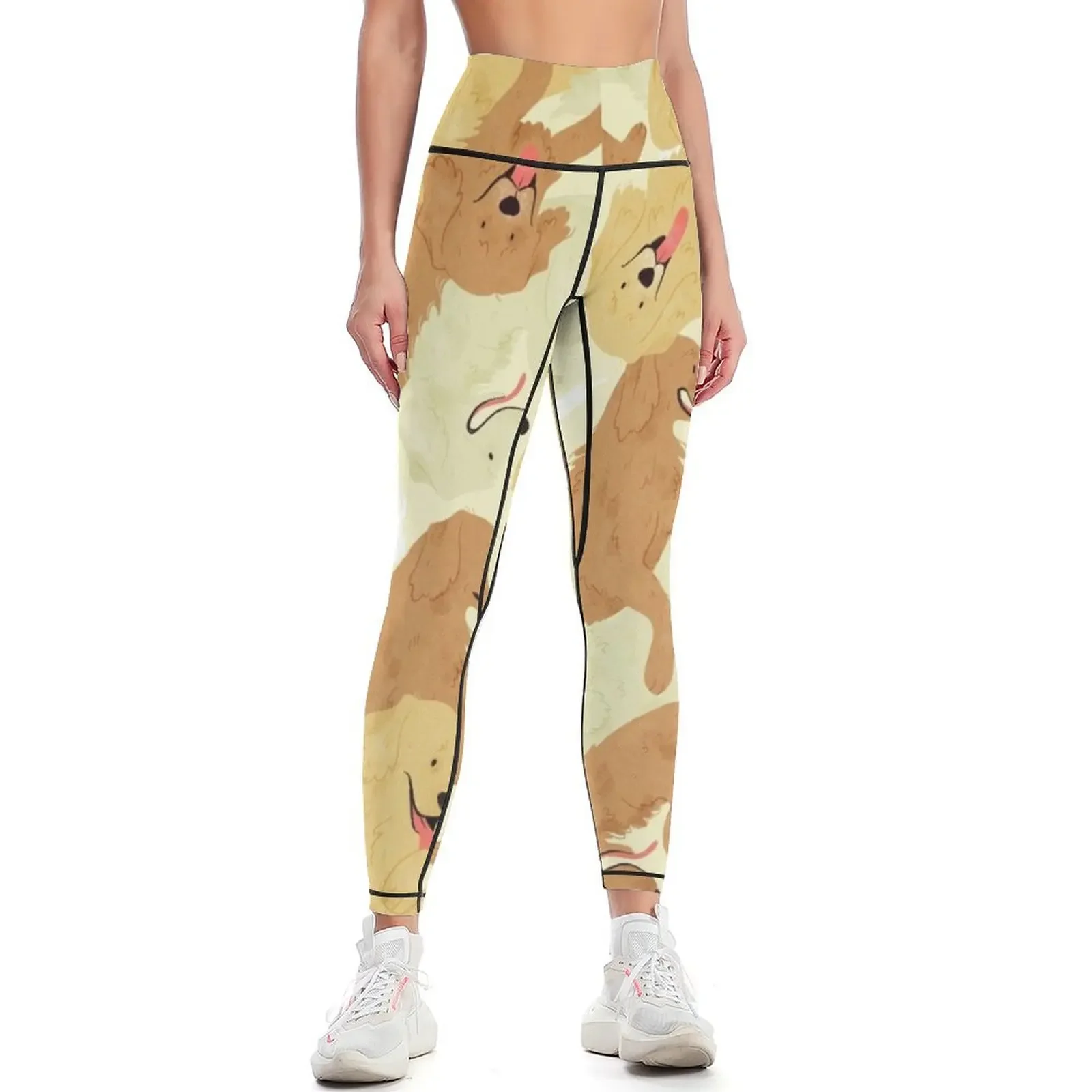 

Golden retriever Leggings sports tennis for sporty woman push up Female legging pants sports for push up Womens Leggings