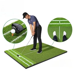 Golf Strike Mats Auxiliary Line Guide 1.2x1.5m Indoor Outdoor Swing Pad DJD050