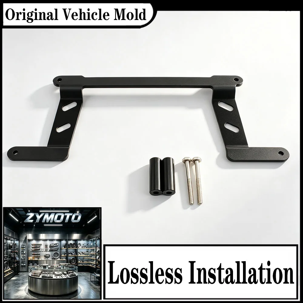 FOR BMW R1200GS R1250GS R1200GSA R1250GSA 2014-2020 Motorcycle Auxiliary Fog Light Mount Bracket Black Aluminum