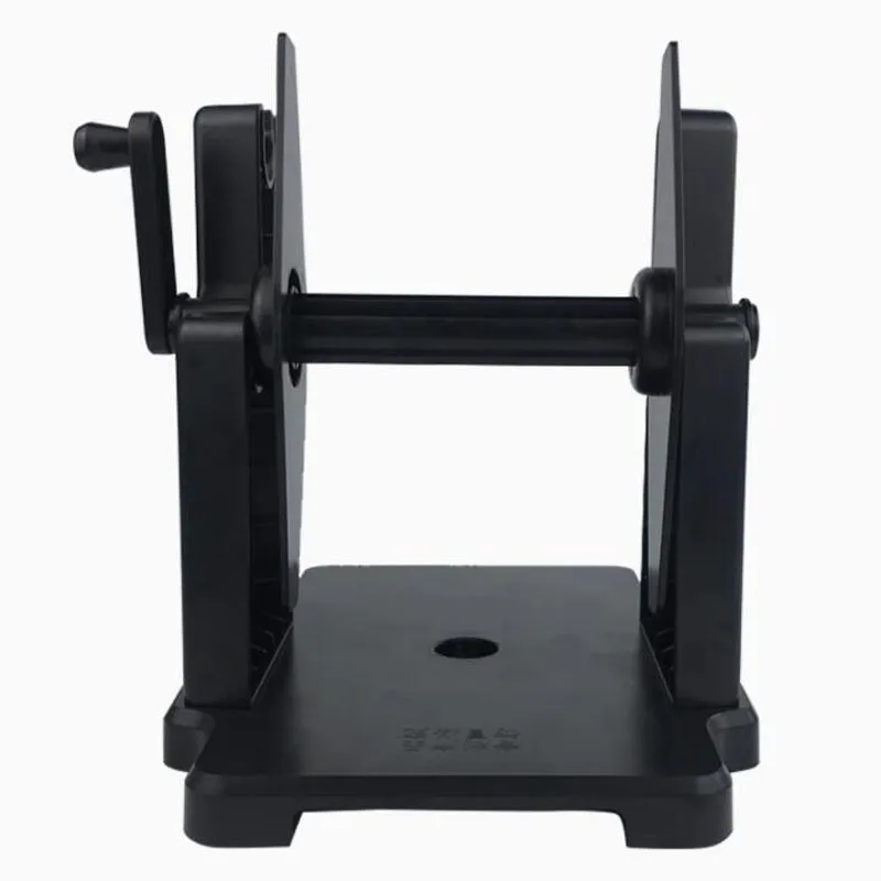Large Roll Label Holder Manual Winding Bracket Universal Manual Crank Label Rewinder Printer External Barcode Paper Holder