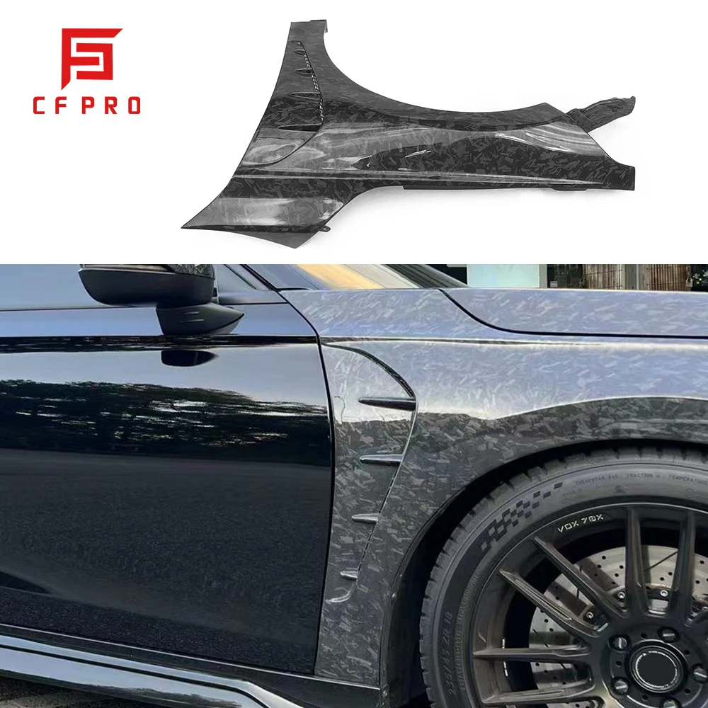 Brilliant Quality Forged Carbon Fiber Car Front Fender For Honda 11th Gen Civic 2022