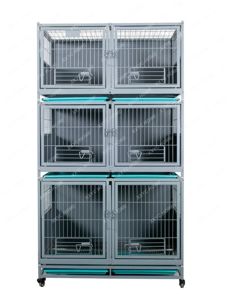 

Pet Shop Foster Cage Isolation Dog Crate Cat Display Cage Indoor Commercial Glass Cat Cabinet Foster Care