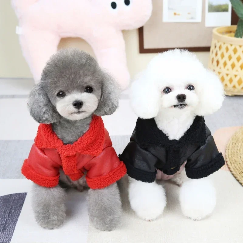 Winter Dog Jacket Coat Pomeranian Poodle Bichon Frise Schnauzer Welsh Corgi Dog Clothing Costume Warm Pet Clothes Outfit Garment