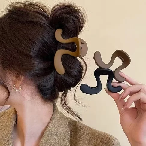 3PCSMatte High-End-Haarklammer für hohe Pferdeschwänze, neues High-End-Haarschmuckstück für den Hinterkopf für Damen – Detail 4
