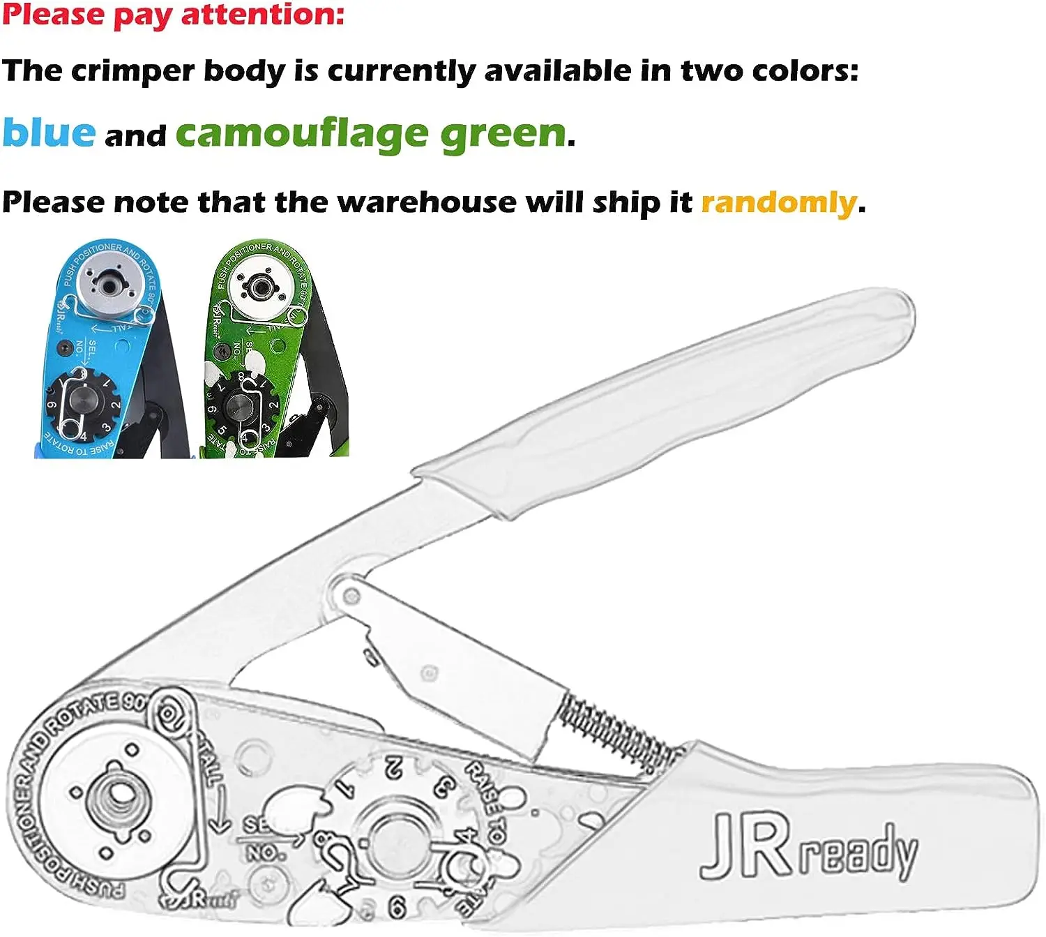 JRready ST2161 Tool Kit,NEW-AS2G Crimper M22520/2-01&G125 GO/NOGO Gage&11 Pcs Positioners&DAK20B DRK20B M81969/14-01