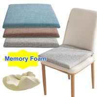 Durable Memory Foam Seat Cushion Ultra Soft Breathable Car Seat Pad Slow Rebound Anti-Slip Waist Cushion Pain Relief