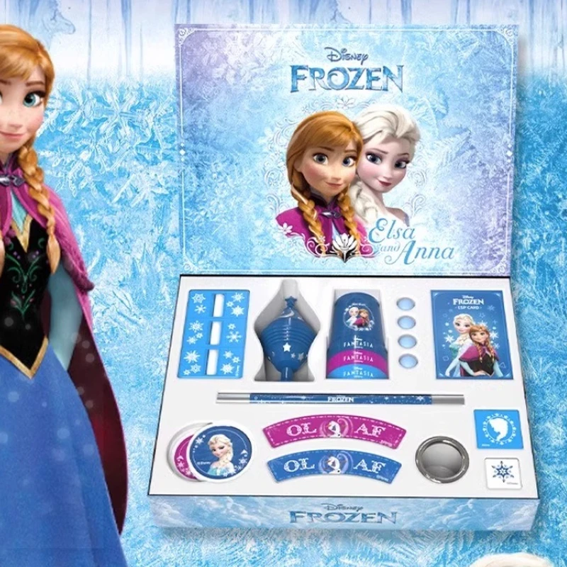 

Disney Child Princess Frozen Elsa Stage Magic Set With Magic Wand Magic Trick Professional For Kids Magical Performance Gifts