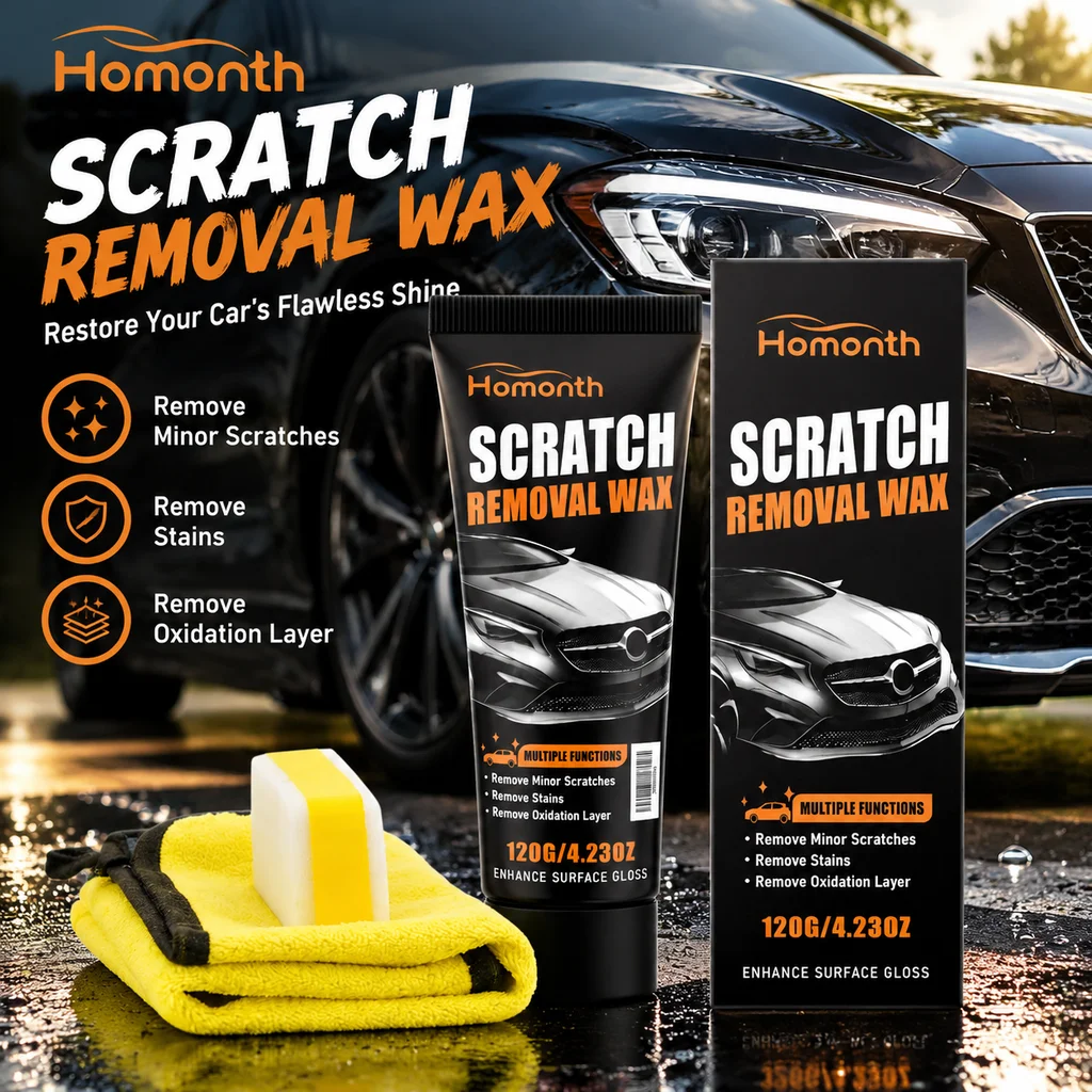 Kratzer-Entfernungs-Set Auto-Kratzer-Entferner Politur Lackschutzschicht-Sicherer Lackreparatur für Auto-Detailing DIY Kratzer-Entferner 120g