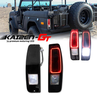Red & White LED Car Rear Tail Brake Lights Backup Lights Assemblies For Ford Bronco Econoline E100/200/300 F100/250/350 TRUCK