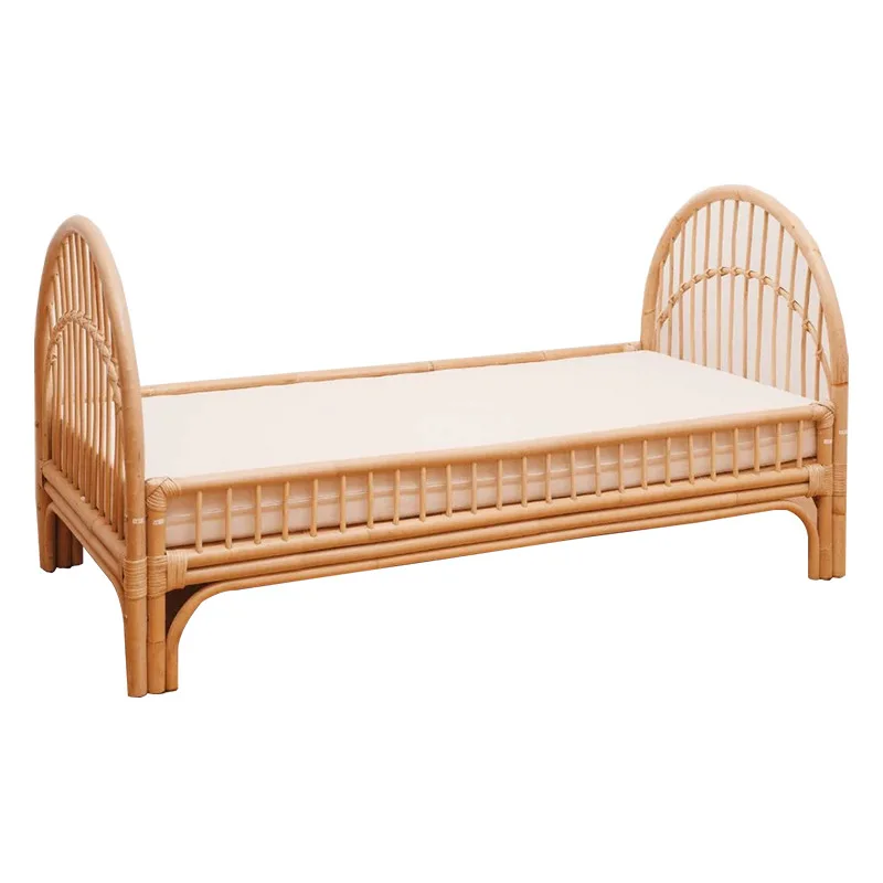 Isn't rattan bed South East Asia true rattan bedroom B & B Inn 1.5m double bed Japanese art rattan bed