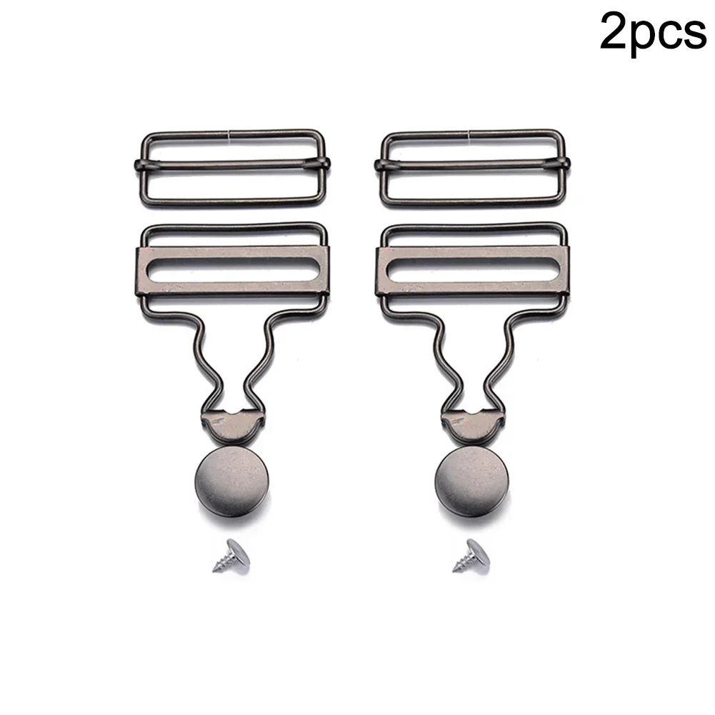 Practical Dungaree Clip 6pcs/set Adjustable Slider Bars Bib Trousers Brace Buckles Connectors Hook Accessories