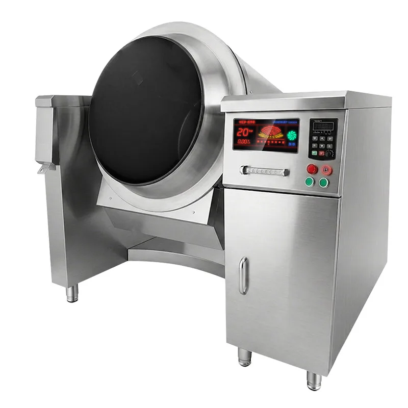 Factory Direct Commercial Stir-fry Robot, Large Drum, Auto Mixing, Smart for School Canteens