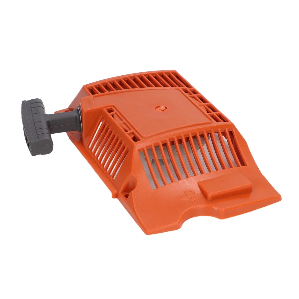 Orange Pull Starter Assembly Compact ABS Chainsaw Rewind Starter Easy to Install for HUSQVARNA 268 266 272