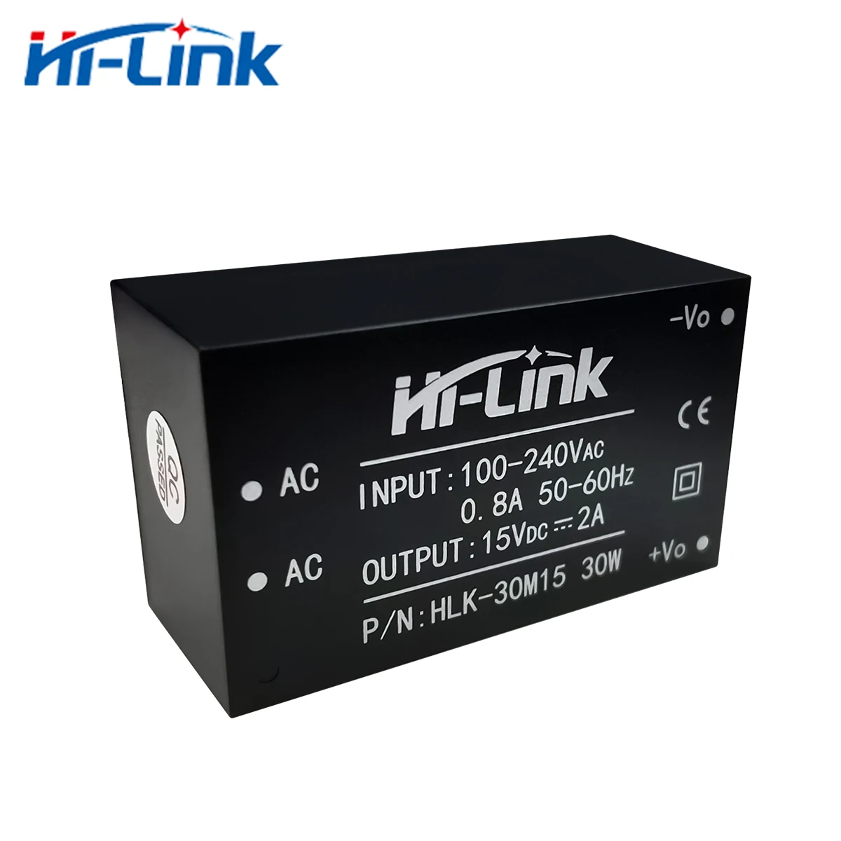 Free Shipping HiLink Original 220V to 15V 2A 30W AC DC Power Supply Module HLK-30M15