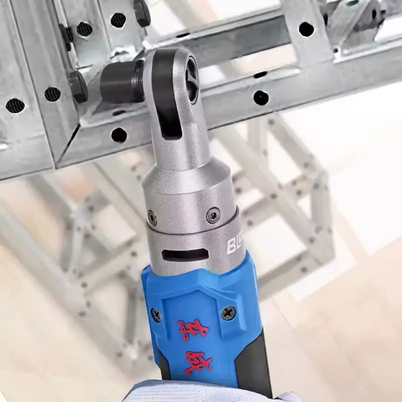 Chiave a cricchetto elettrica 25239902 Chiave ricaricabile Chiave ad angolo retto Batteria al litio 12V Tubo Racker