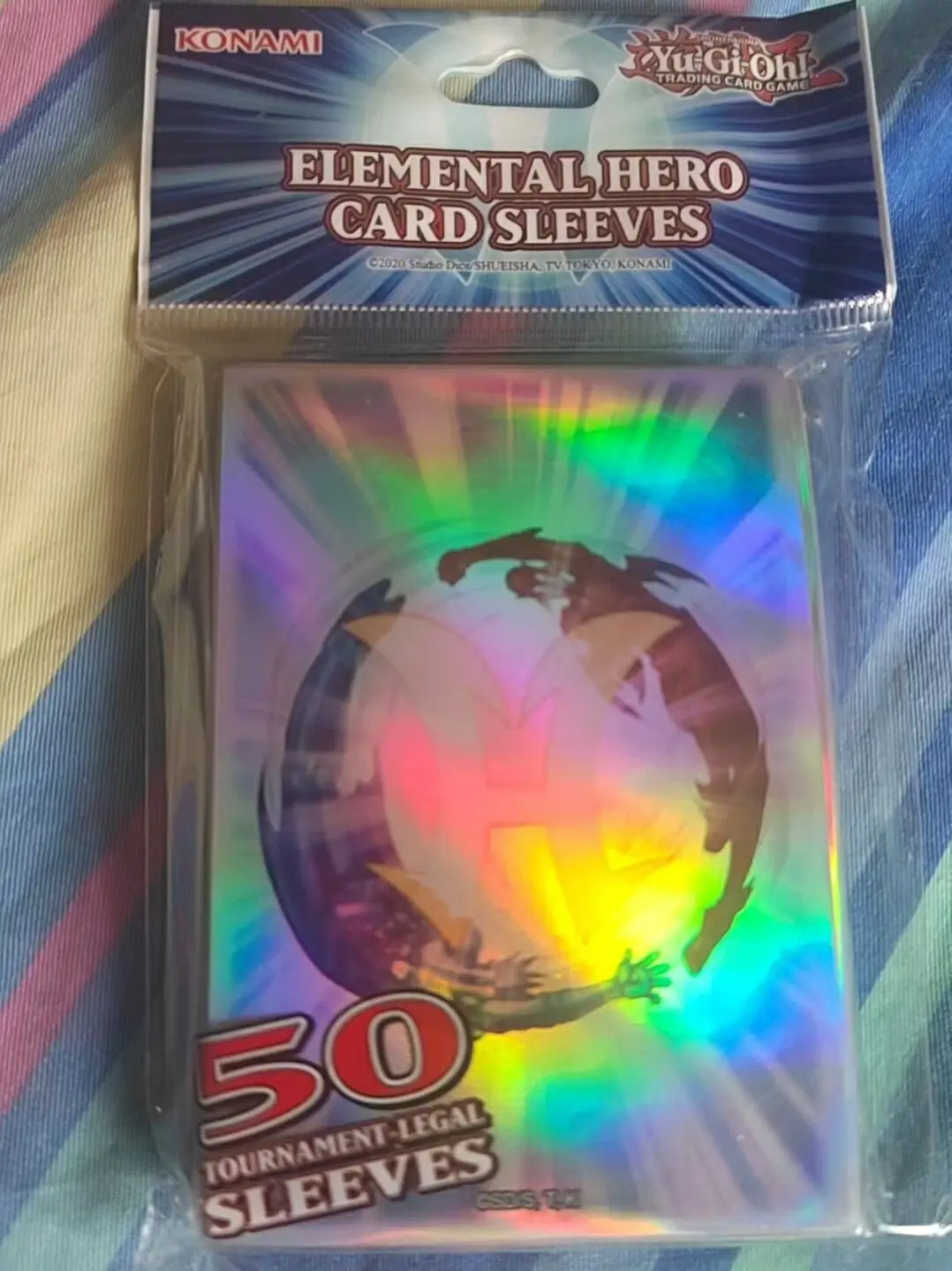 Yugioh-Fundas protectoras de cartas selladas, 50 piezas, maestro Duel Monsters Miracle Fusion, colección oficial