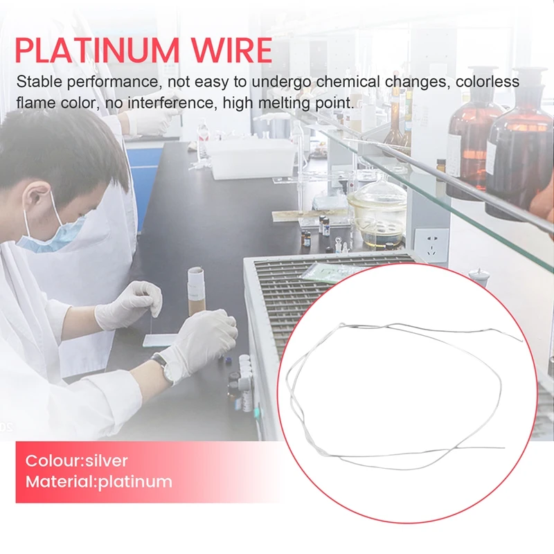 Platinum Wire Flame Color Reaction Electrolytic Platinum Electrode Electrophoresis Tank Chemical Detection Of Platinum