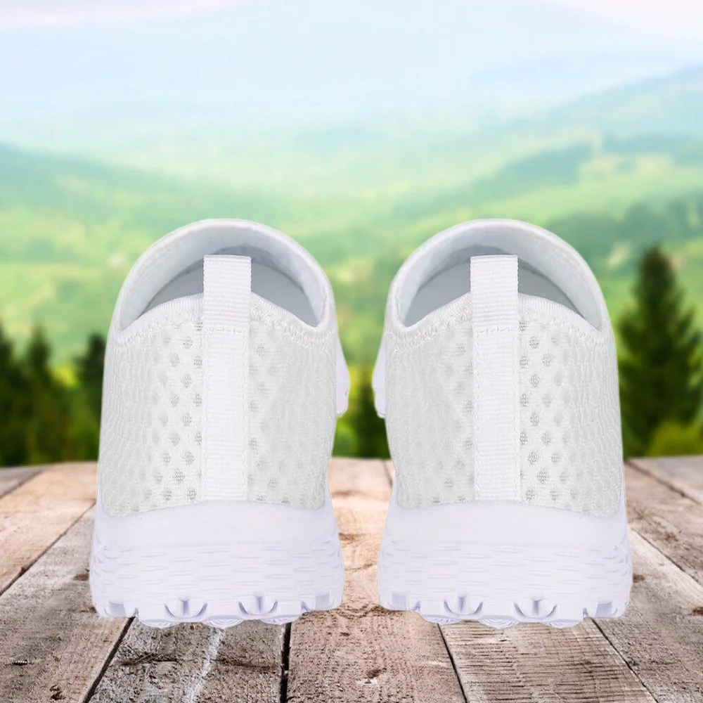 INSTANTARTS New Style Women Flats Shoes Nursing Heart Rate Printing Girls Casual Footwear Female Nurse Print Shoe Sneakers Light