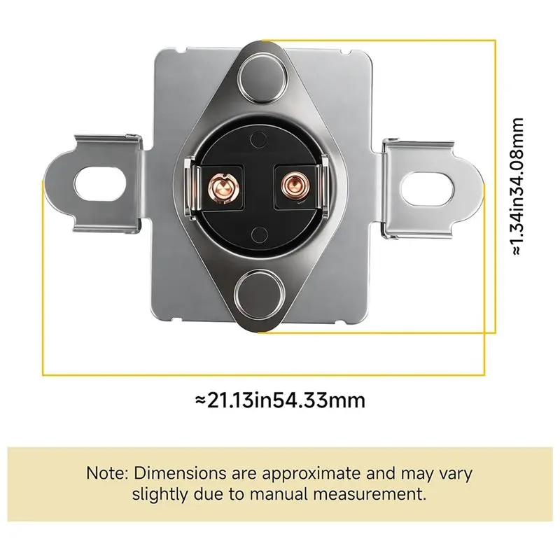 ABVT-Thermal Limiter Fuse Replacement For Frigidaire Electrolux Crosley Dryer Models 137539200 134711500 AP5688405 134711501 299