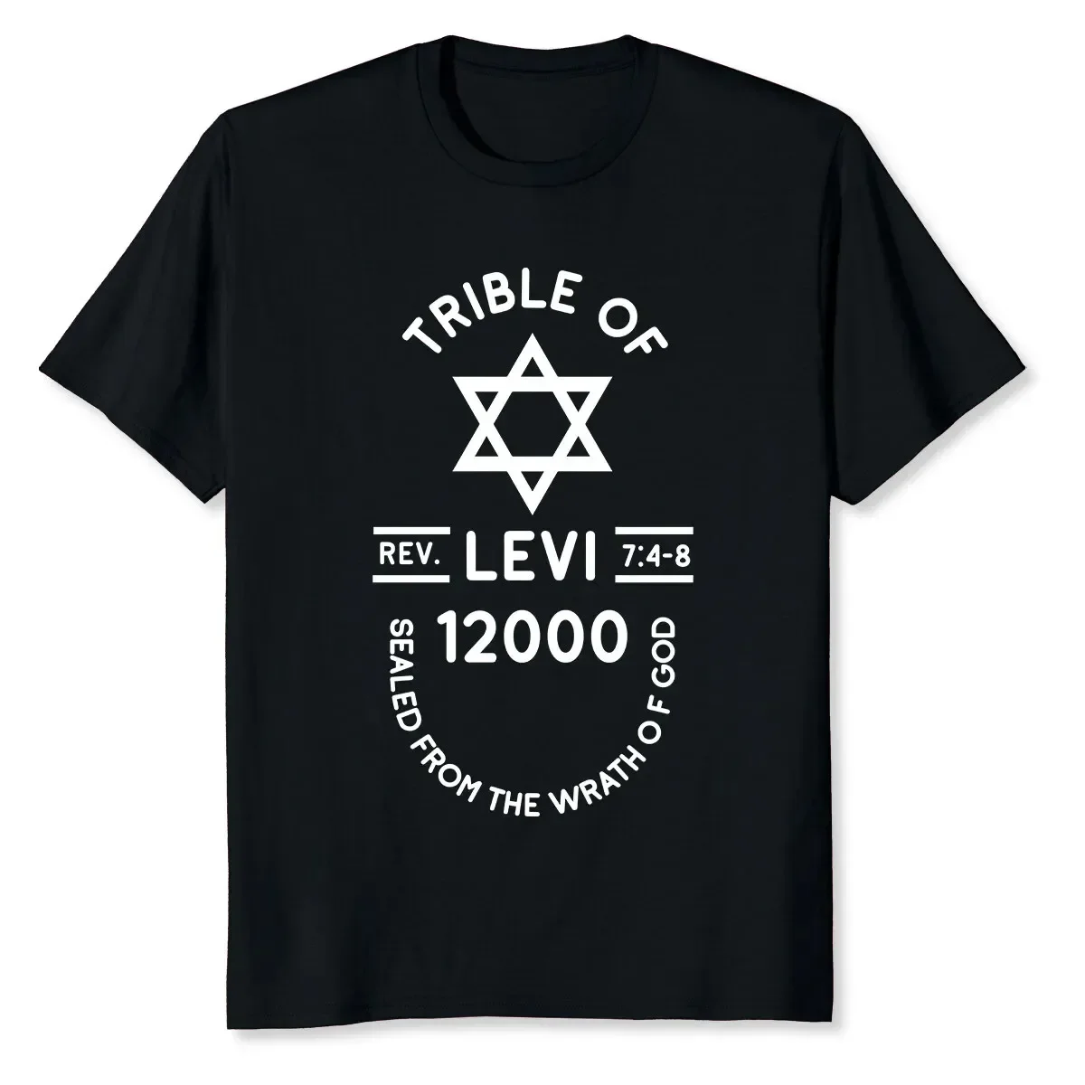 Tribe of Levi Rev 7:4-8 Sealed From The Wrath Of God 12000 T-Shirt