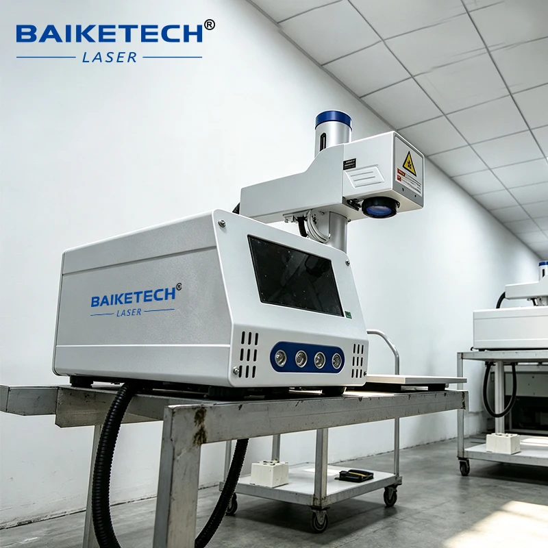 Precision 20W Fiber Laser Engraver with 0.01mm Accuracy, Ideal for Jewelry, Medical Tools & Electronics, Deep Engraving on Steel