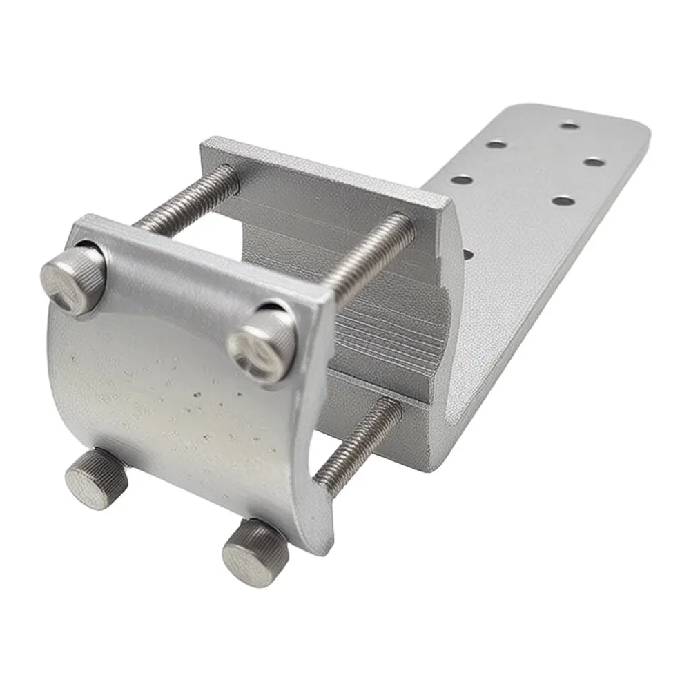 1pcs Boat BBQ Grill Railing Bracket 58182 For Kuma Grill Aluminum Mount For 7/8 To 1-1/4 Inch Rail, Outdoor Cooking Accessory