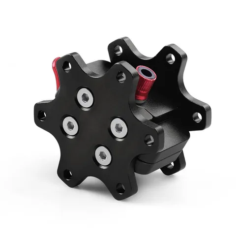 Для Q1r алюминиевый сплав руля 70 мм быстросъемный для SIMAGIC для Thrustmaster для Logitech для гоночных игр топ 6 быстросъемное крепление thrustmaster - №1