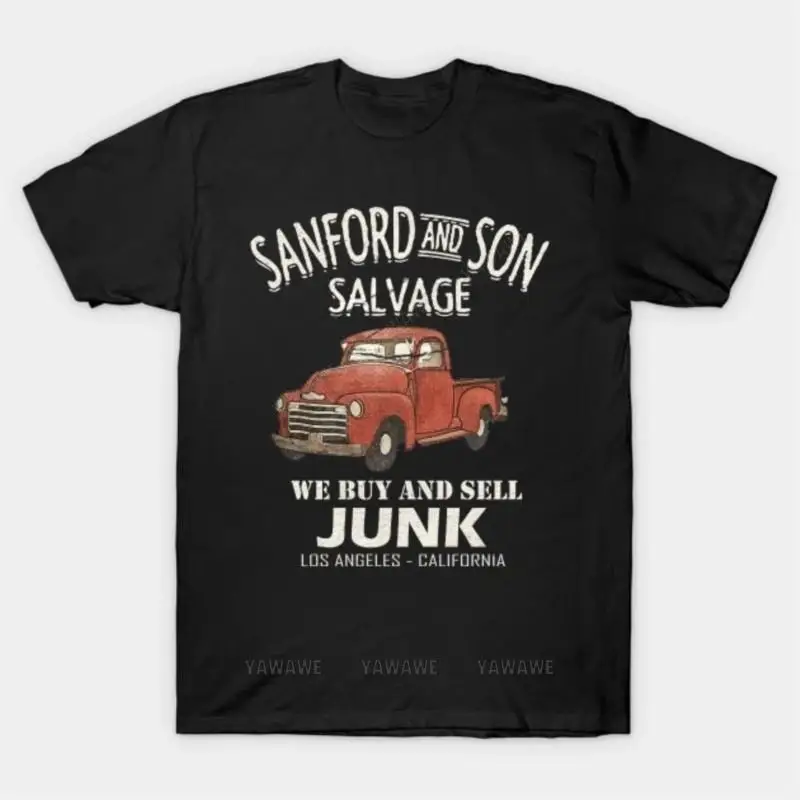 

Brand man short sleeve tshirts for mens Sanford And Son Salvage T Shirt unisex cotton summer short sleeve fashion tee-shirt