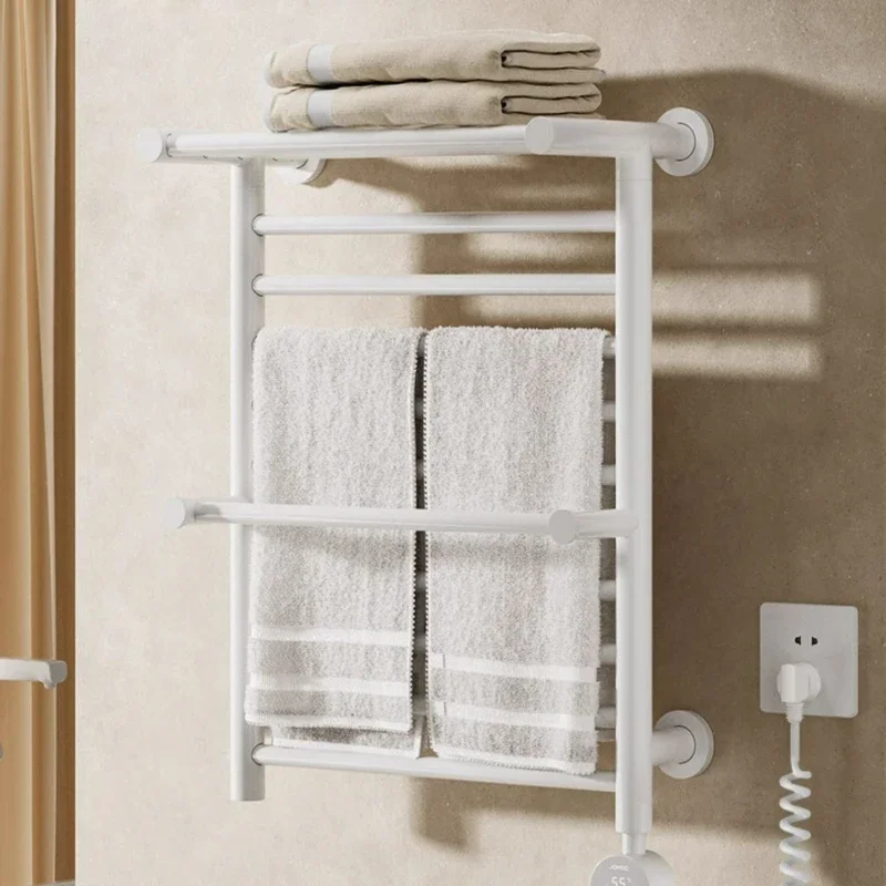 

Интеллектуальная электрическая вешалка для полотенец с цифровой стерилизацией, ванная комната из углеродного волокна, быстрый нагрев, грелка для полотенец, вешалка для полотенец с подогревом