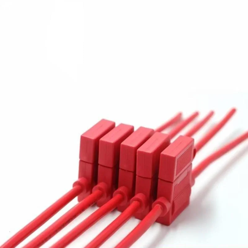 1/5 Pack Waterproof Inline Blade Fuse Holder With 40A Fuse Dustproof Cover For Car Truck Automotive Electrical Repair