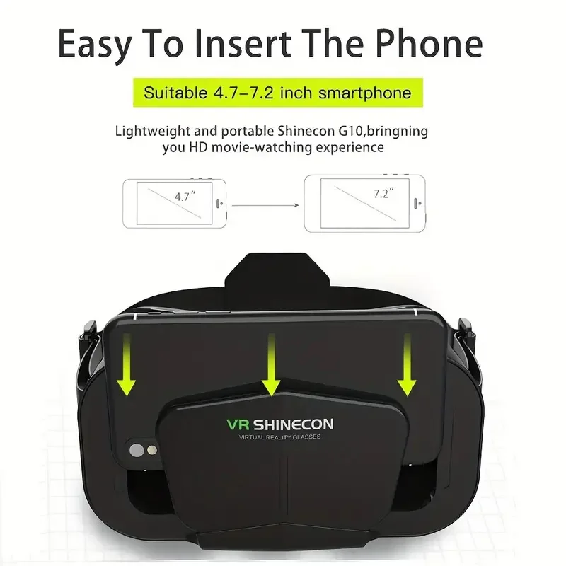 VR Glasses Virtual Reality Headset Viar Devices Helmet 3D Lenses Smart Goggles For Smartphones Phone Mobile Gogle Game Accessory