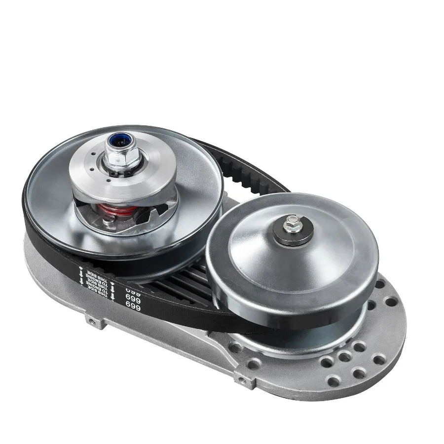 

Drive Clutch for 2-8HP Engine 2000 RPM High-Strength Clutch with Asymmetric Wheels Robust Rubber Belt Sturdy Durable Design wit