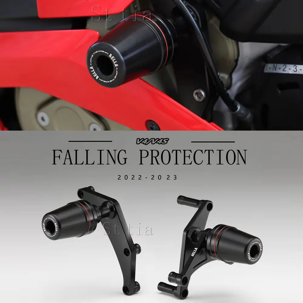 

For DUCATI Panigale V4 V4S 2022-2023 PANIGALE V4 V4S Motorcycle Falling Protection Engine Frame Slider Fairing Guard Crash Pad