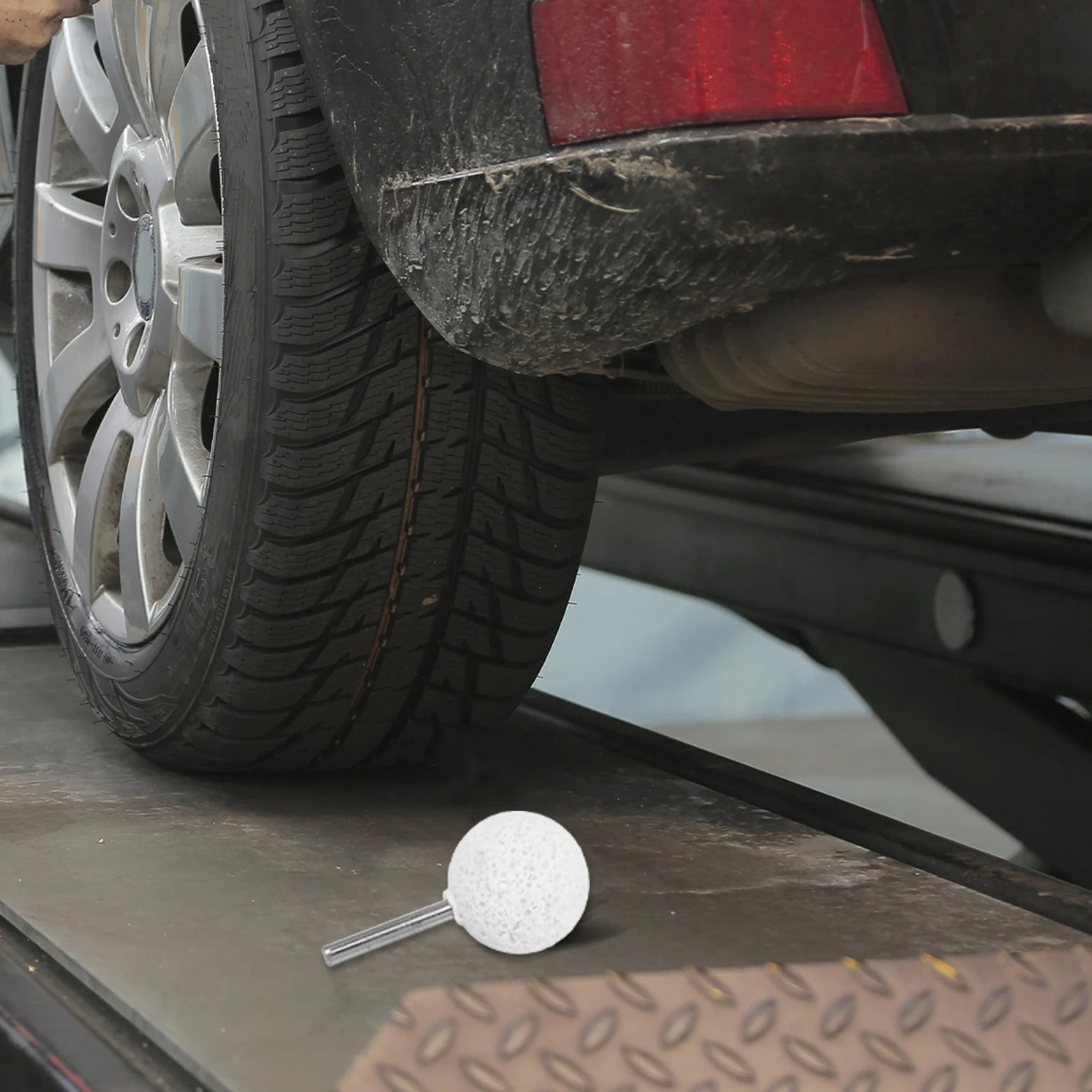 الكرة على شكل جلخ طحن عجلة لإصلاح ثقب الإطارات المحمولة تلميع بت اكسيد الالمونيوم طقم الطحن أداة دوارة