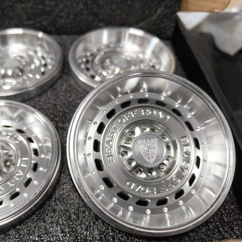 4 قطعة 1.9 بوصة 2.2 بوصة 2.6 بوصة عجلات معدنية ل 1/10 1/8 RC الزاحف سيارة TRX4 المدافع محوري SCX10 RC4WD D90 TRX6 MK07 خزان 300 #5