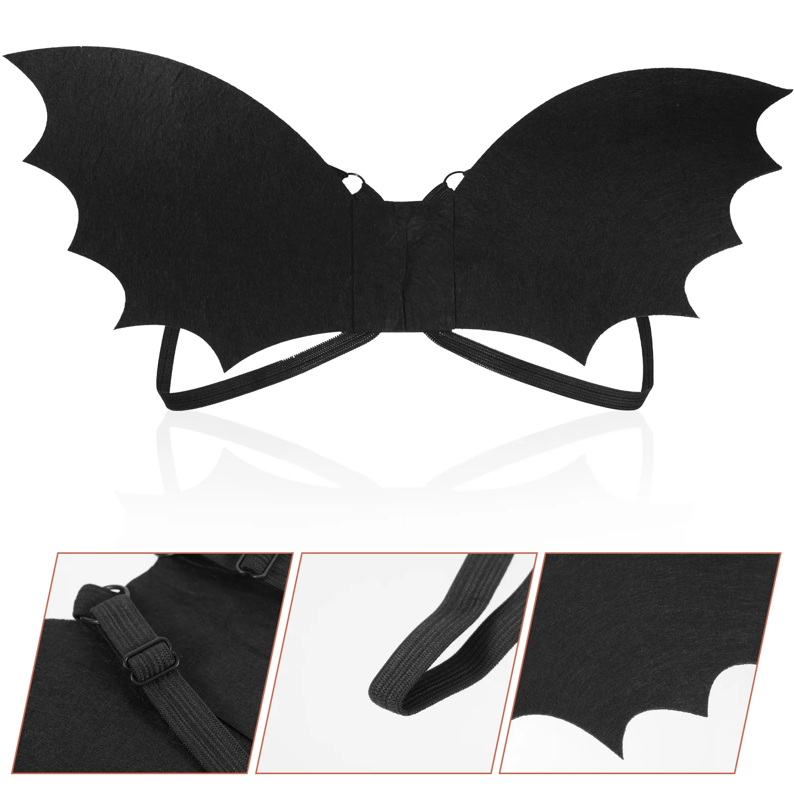 Black Outfit Bat Wings Halloween Costume Girl Party Cosplay Prop Carnival Decorative Toddler Man