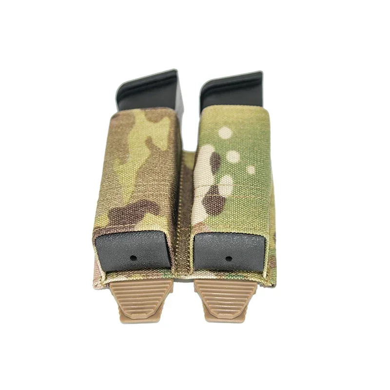 Bolsa táctica Molle doble para cargadores 9mm y kit herramientas - imagen 2