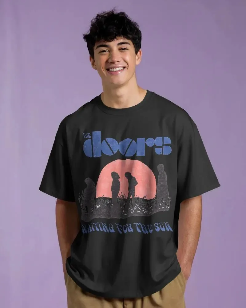 The Doors T-Shirt: Vintage Rock Band Tee Summer Men's and Women's Loose and Breathable T-shirt Top