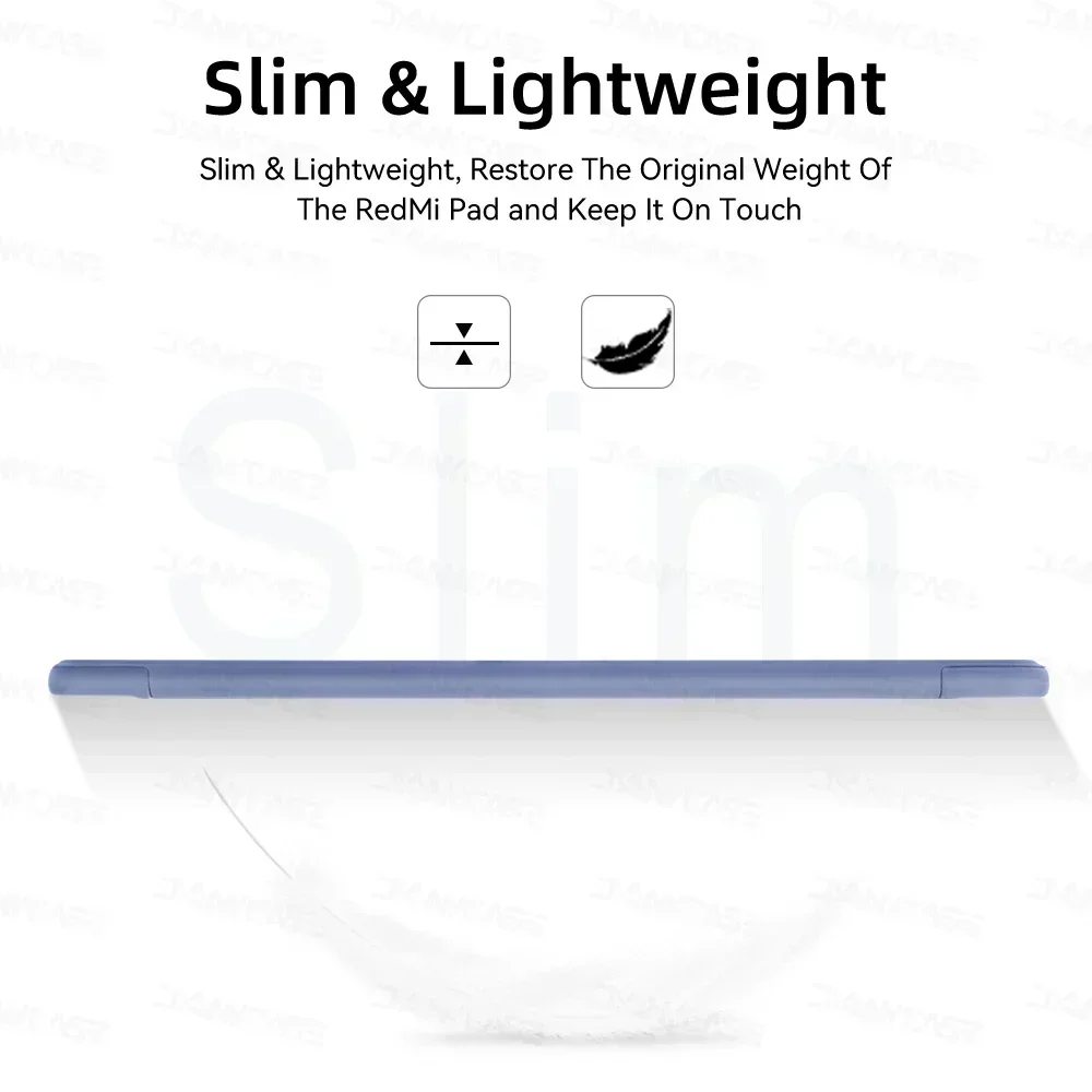 حافظة لهاتف Xiaomi Redmi Pad 10.61 "2022 حافظة حماية PU لهاتف Redmi Pad SE 11in حافظة جلدية للكمبيوتر اللوحي