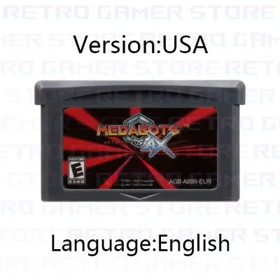 GBA Game Cartridge Metabee F-Zero Wolfenstein 3D Celeste Duke Max Payne Magical Quest für Videospielkonsole