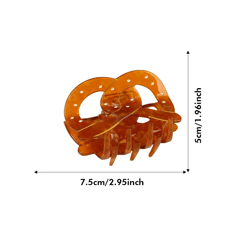 خمر مشبك شعر مقاطع الإبداعية القرش كليب لطيف الخبز مخلب شعر Brezen مخلب شعر مقاطع الشعر التفتيل اكسسوارات للنساء
