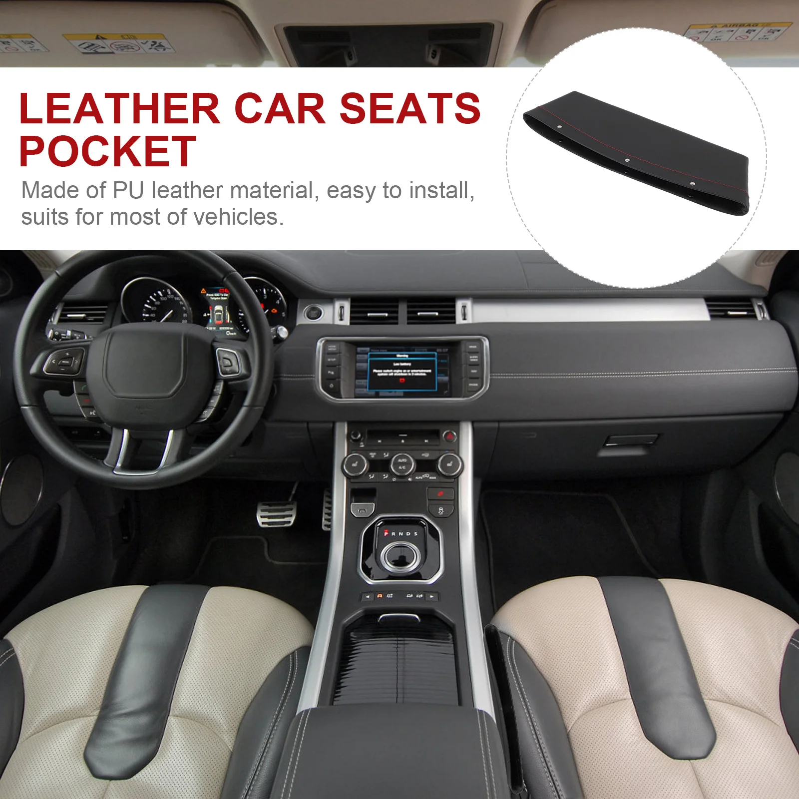 

2 Pcs Seat Gap Storage Organizer Backseat Filler Fillings Insert Organizers Seats Pocket
