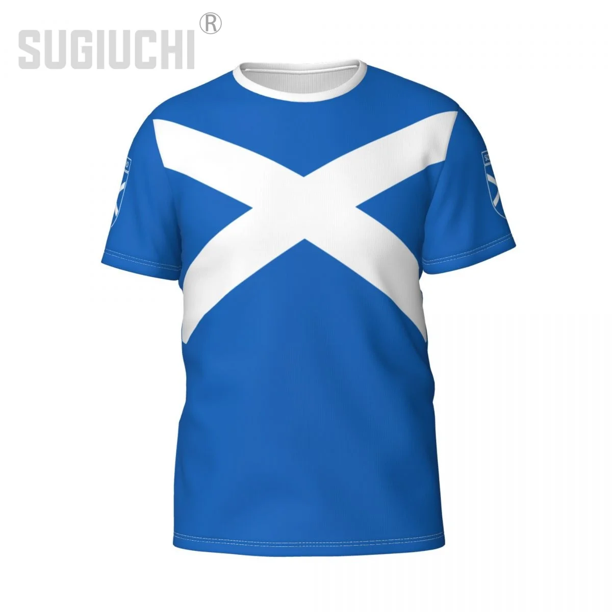 Custom Name Number Team Scotland Flag Emblem 3D T-shirts For Men Women Tees jersey team Soccer Football Fans Gift T shirt