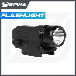 Tactical Handgun Flashlight LED Flash Light Tactical Torch Flashlight with 20mm Mount for G17 19 18C 24