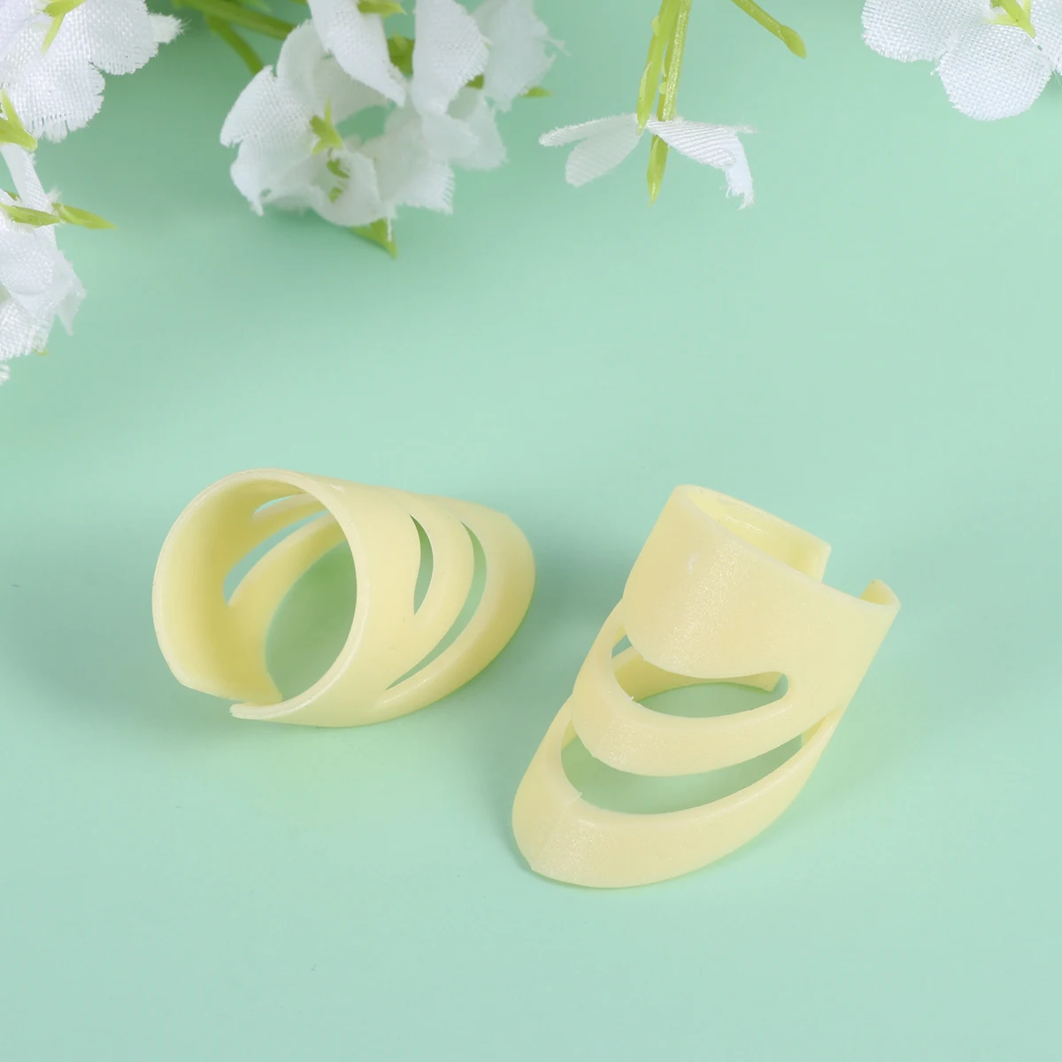 

2 Sets Guitar Ring Finger Cover Thumbpick Picks Protector Files Fingers Beginner Child